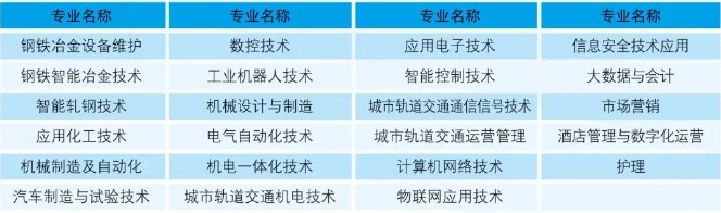 安徽冶金科技职业学院2023年招生